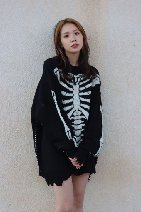 セントマイケル 22AW VLONEコラボBONE KNITスタイル