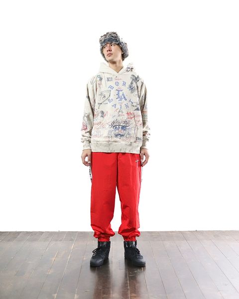 セントマイケル24SS フーディー Saint Mxxxxxx x Bornxraised LA HOODIE style 2024.2.22