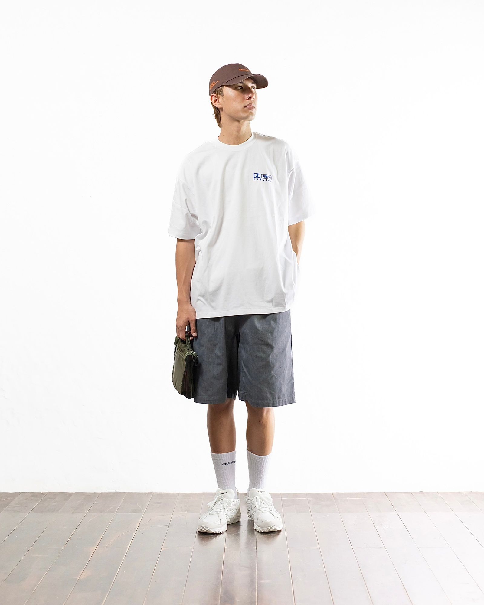 FreshService 新作CORPORATE PRINTED S/S TEE ‘‘FS’’(WHITE)style 2024.7.19