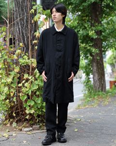 COMME des GARCONS HOMME ウールサージ製品縮絨コート