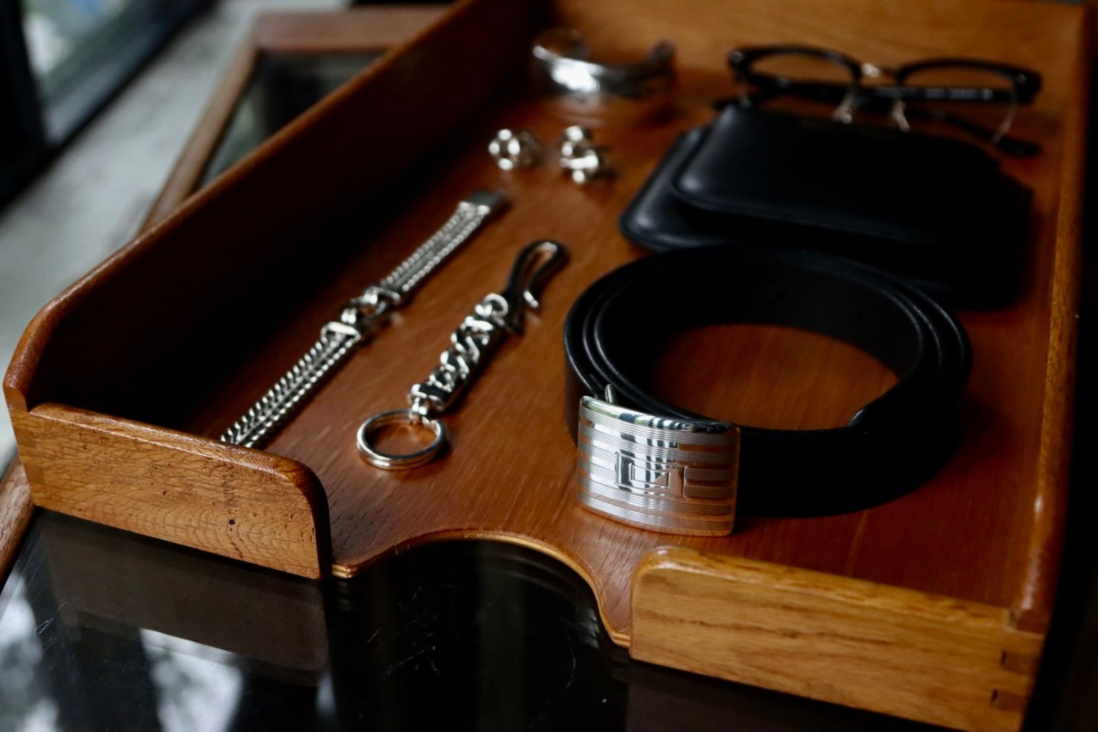 ショロジュエリーベルト Sp02 Buckle Buckle -Black Leather-(XOBL005)