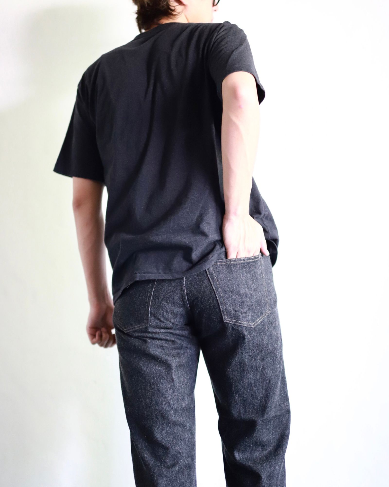 A.PRESSE 23AW Black Washed Denim Pantsスタイル | 3559 | mark