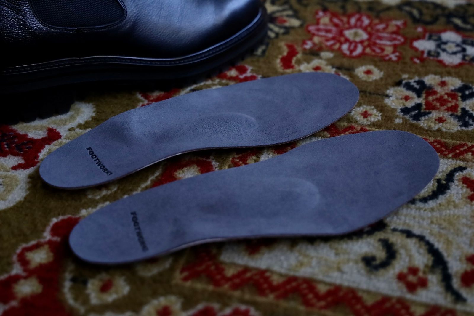 FOOTWORKSフットワークス サイドゴアブーツ Side Gore Boots in Grain Leather(F03-0001_M)BLACK☆新作発売！