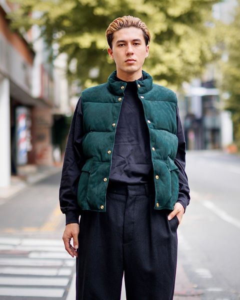 A.PRESSE Suede Down Vest 10月19日(土)新作発売！