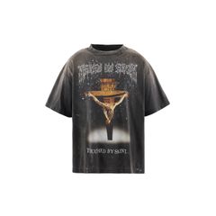 セントマイケル 26SS JESUS SS T-SHIRT (SM-MK8-0000-002)BLACK☆3月20日(金)発売！