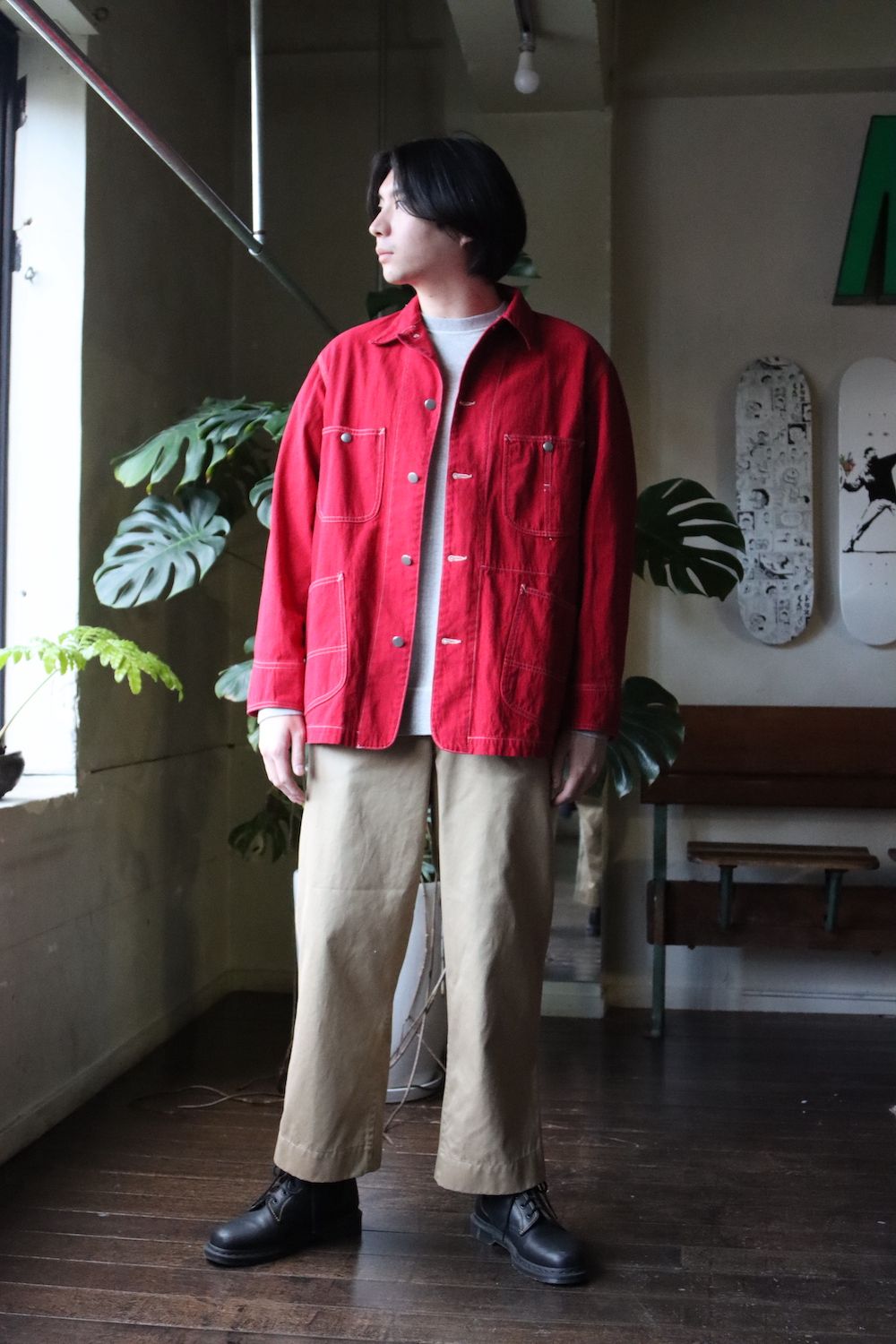 室外 A.PRESSE Coverall Jacket アプレッセ ジャケット - カバーオール