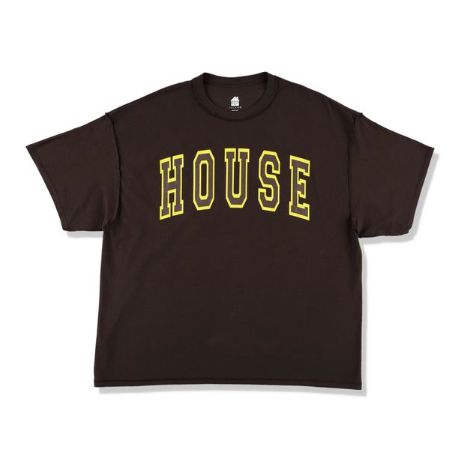 イズネスミュージック 25SS HOUSE T-SHIRT(IMP5_26_HOUSE5ST01)BROWN