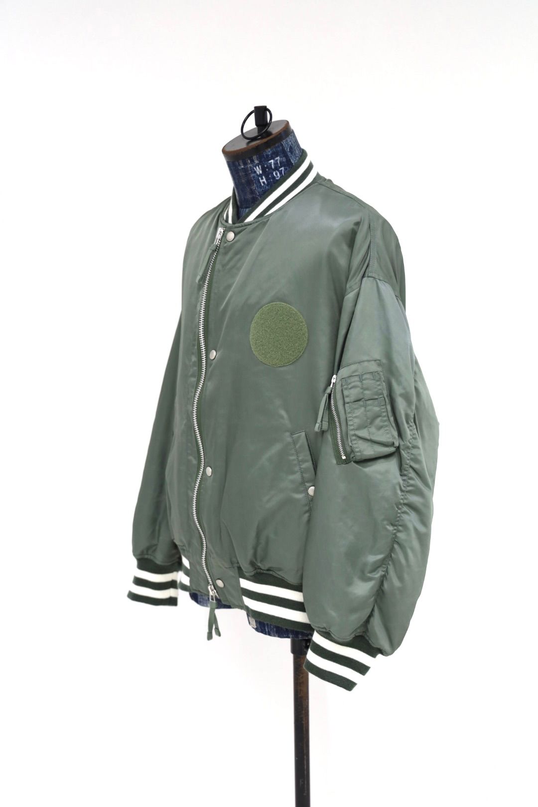 コムデギャルソンオム26FW リブライン入りナイロンツイルジャケット(HR-J003-051-2)KHAKI☆8月7日(金)発売！