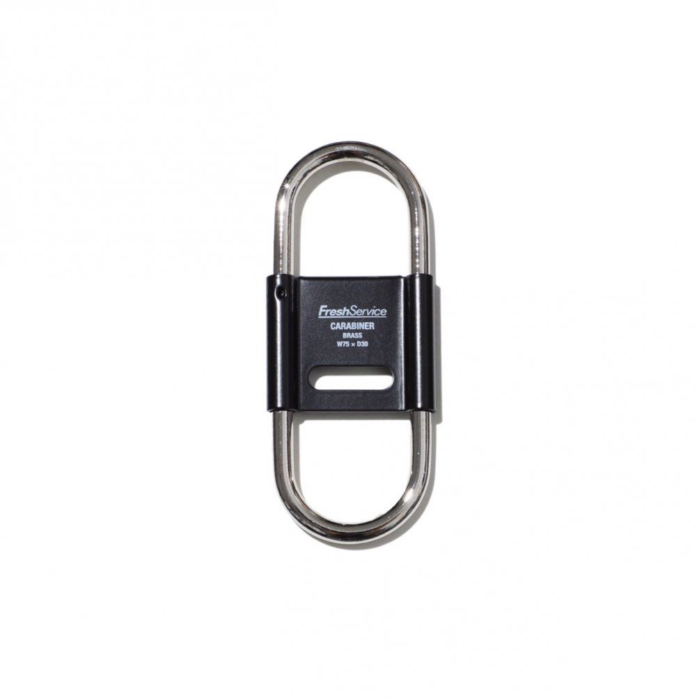 フレッシュサービス カナビナキーリング CARABINER KEYRING(FSP243-99046B)BLACK☆再入荷！