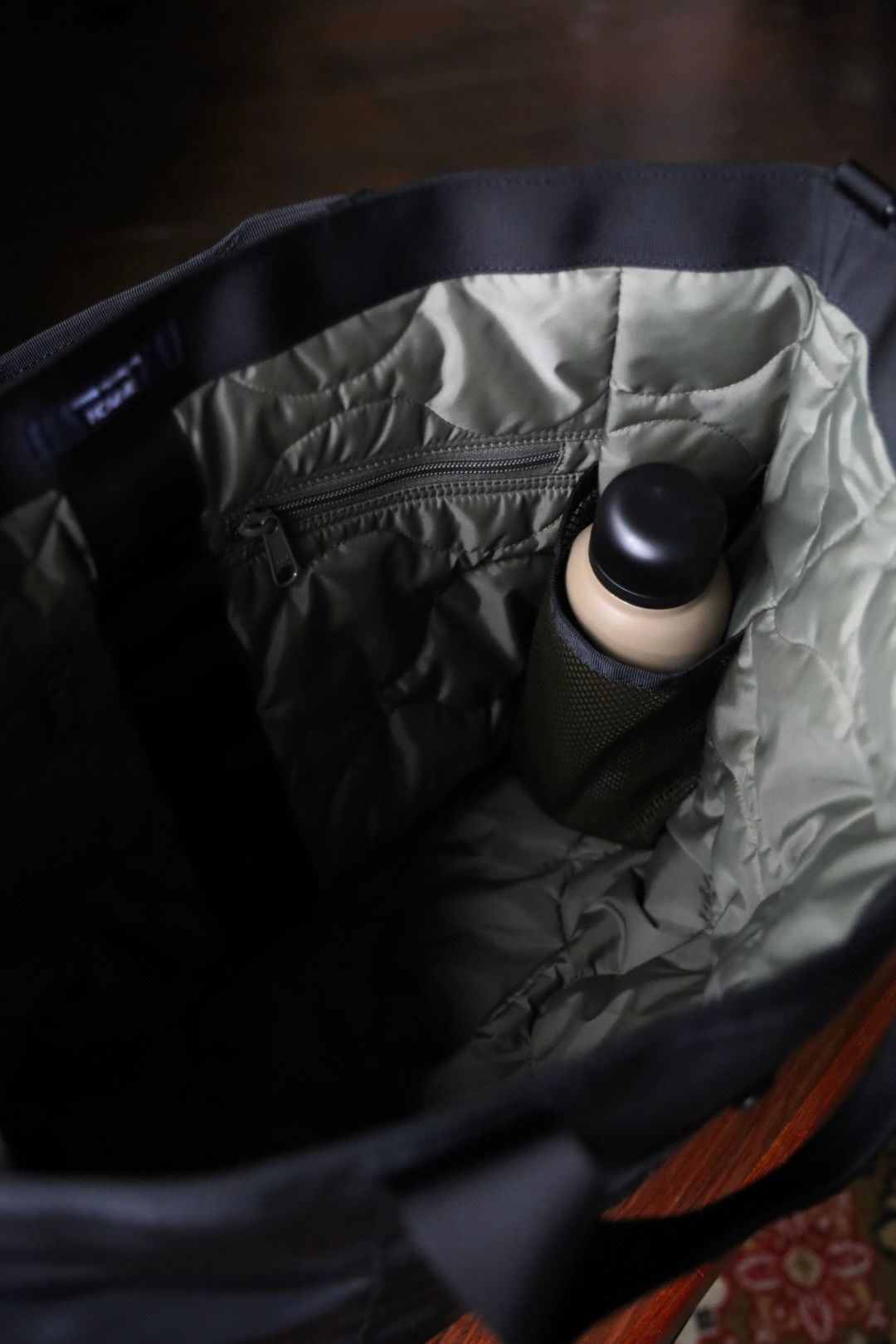 コムデギャルソンオム バッグ BRIEFING W-NAME REVERSIBLE BAG(HR-K208-051)BLACK×KHAKI☆10月2日(金)発売！