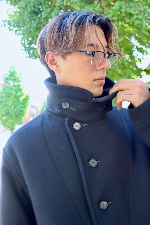 A.PRESSE U.S.ARMY Mackinaw Coatスタイル