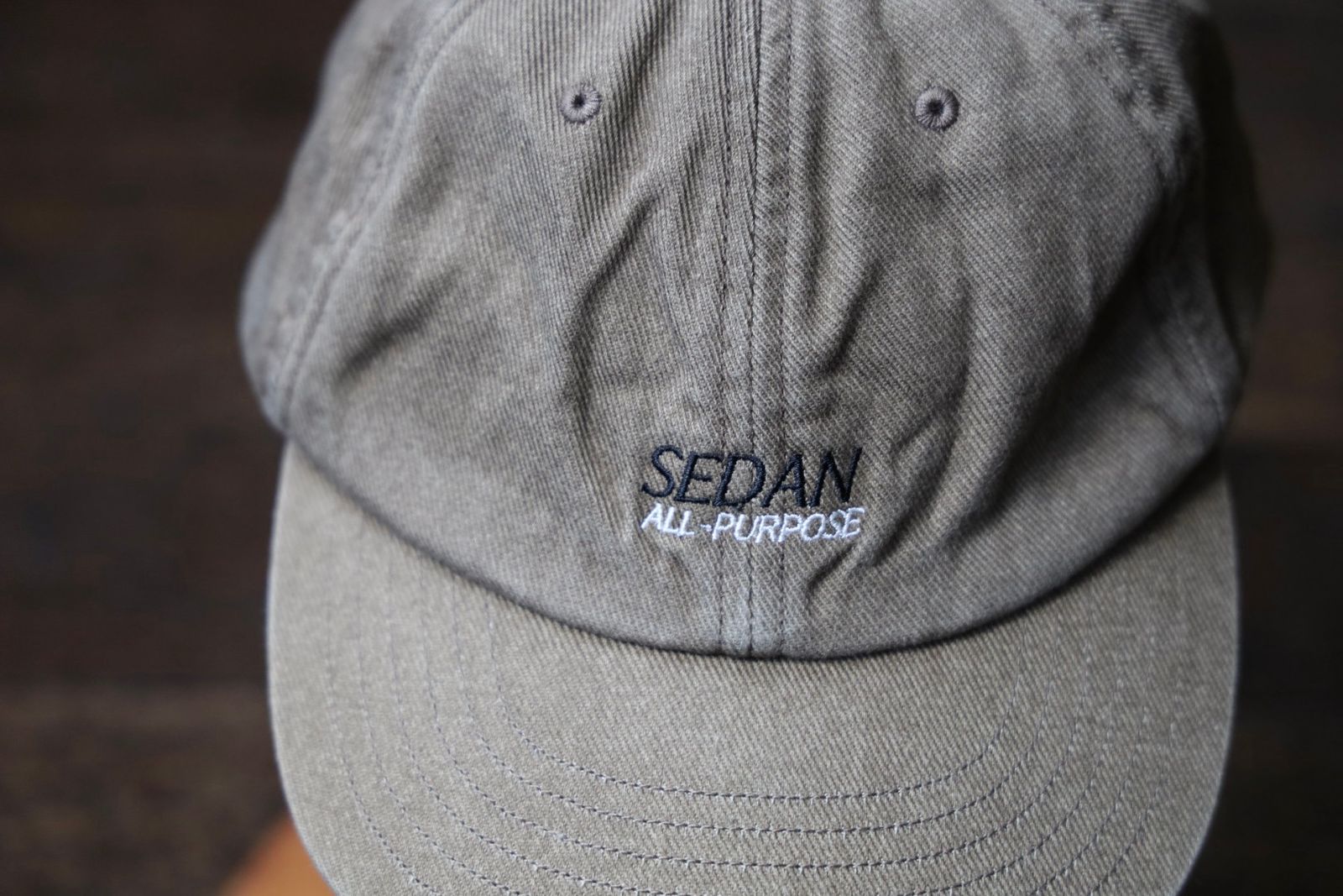 セダンオールパーパス FW25 OG Logo Vintage Washed Cap(SD25F-CP02) Dark Khaki☆8月23日(土)発売！