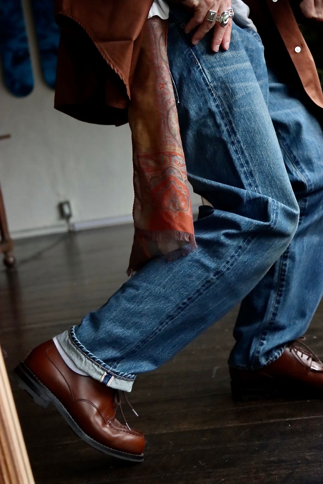 アプレッセ23SSデニム Washed Denim Pants E(23SAP-04-24H)BLEACH