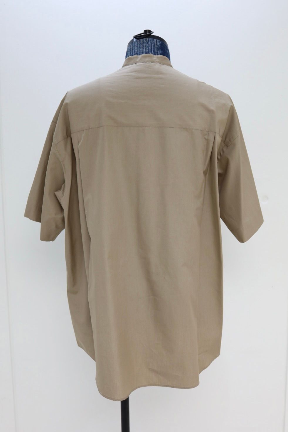 グラフペーパー 26SS ALUMO for GP S/S Oversized Band Collar Shirt(GM261-50225)TAUPE☆3月20日(金)発売！
