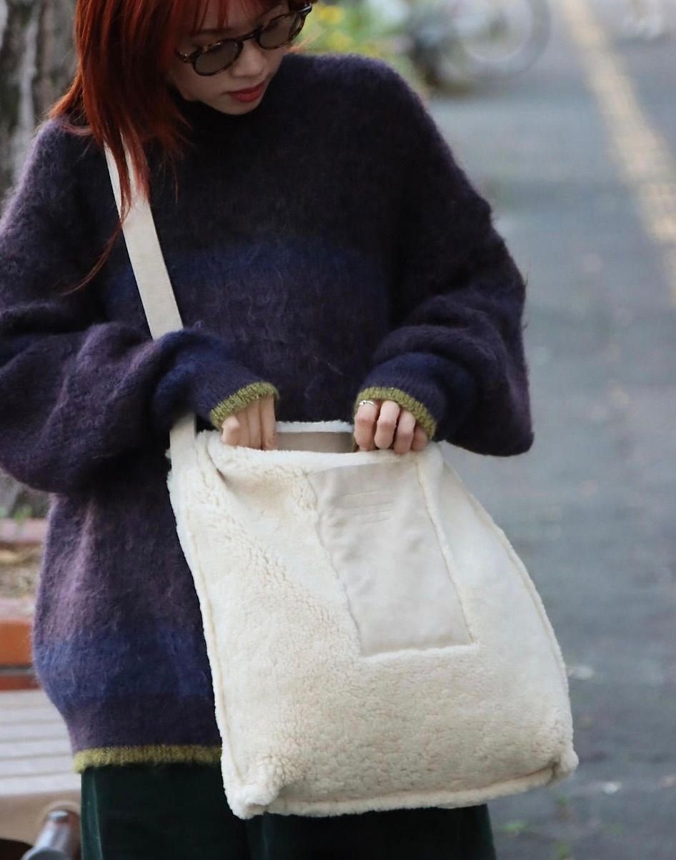 ヨーク22AW REVERSIBLE MOUTON BAG(YK22AW0400A)BEIGE※10月1日(土)発売