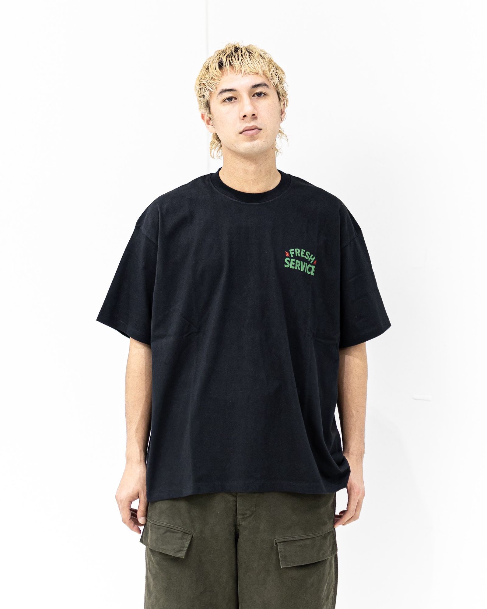 FreshService CORPORATE PRINTED S/S TEE "ALL DAY ALL NIGHT" (BLACK) 新作発売！