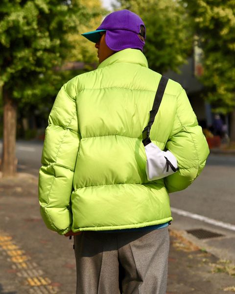 SEDAN ALL-PURPOSE FW23 Micro Ripstop Down Jacket"Lime"スタイル