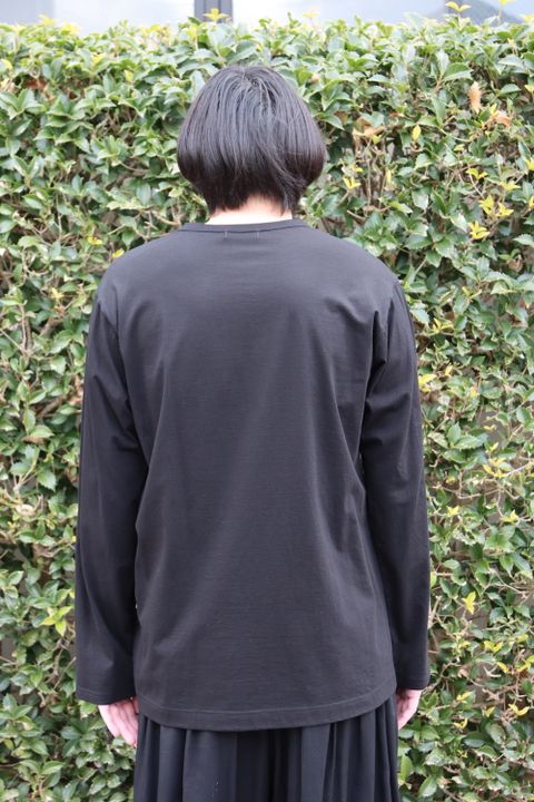 yohji yamamoto ULTIMA DENSE PLAIN STITCH WOMAN PRINT LONG SLEEVES style.2022.1.30. ※2月2日発売