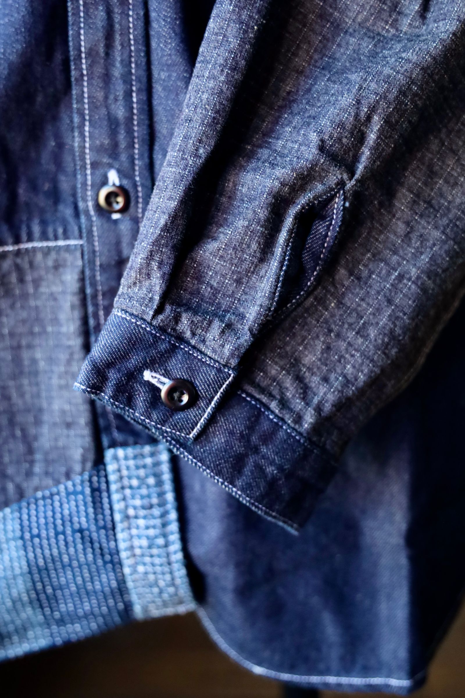 ファンダメンタル デニムシャツ<WOMENS FIT> DENIM SHIRT RINSE(FA25/SH11WR)INDIGO