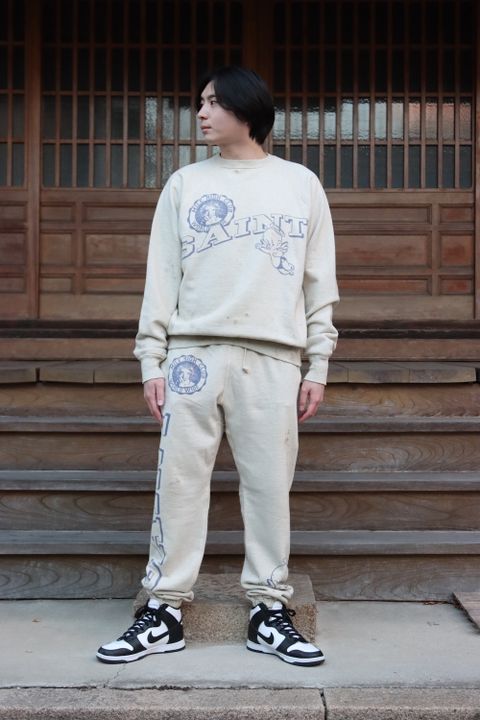 ©SAINT M×××××× 22SS RGLN SWT SH_BBY MCHAELベビーマイケルスウェット"GREY"style.
