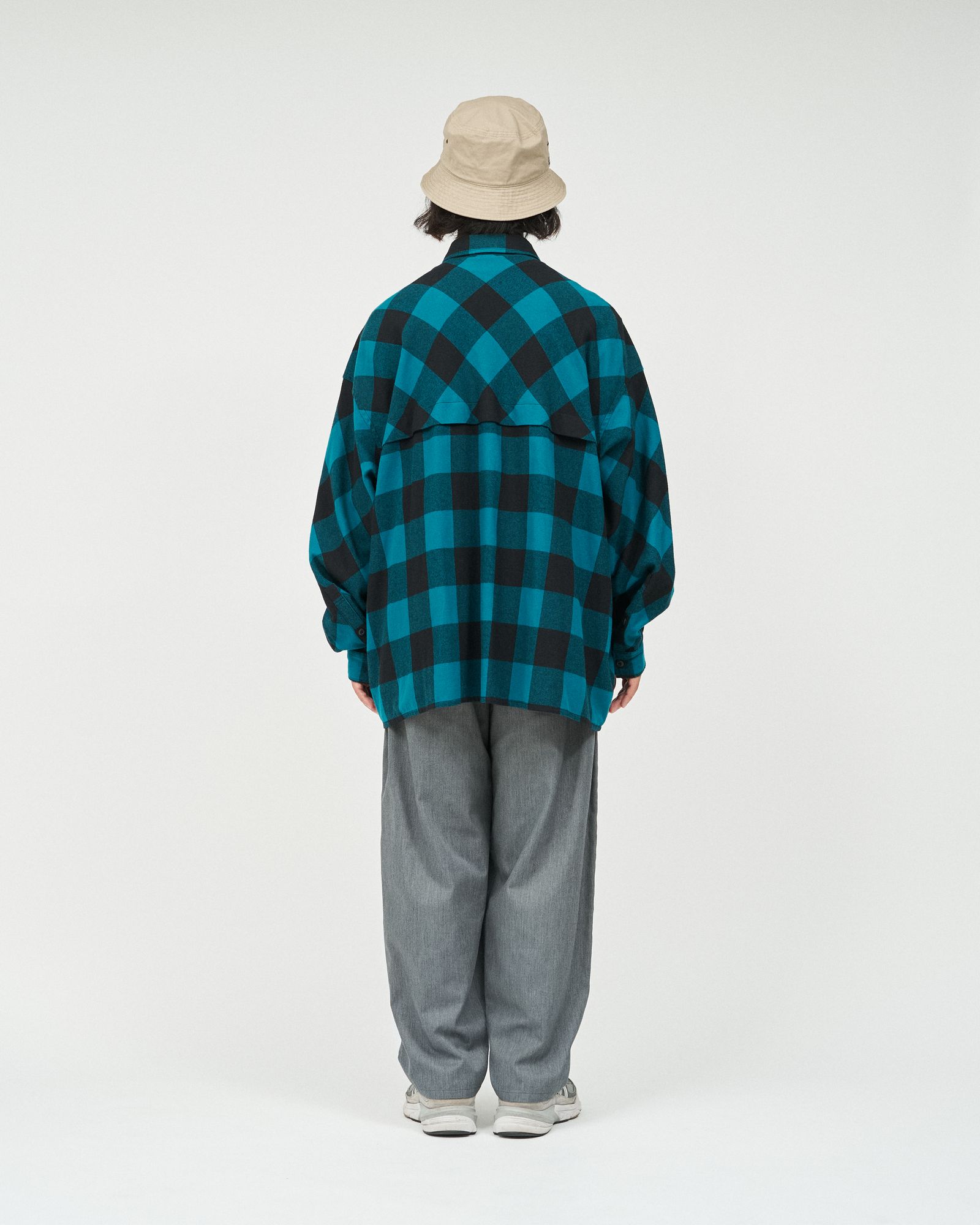 フレッシュサービス FLANNEL CHECK OVER YOKE SHIRT (FSC253-50129)GREEN★10月4日(土)発売！