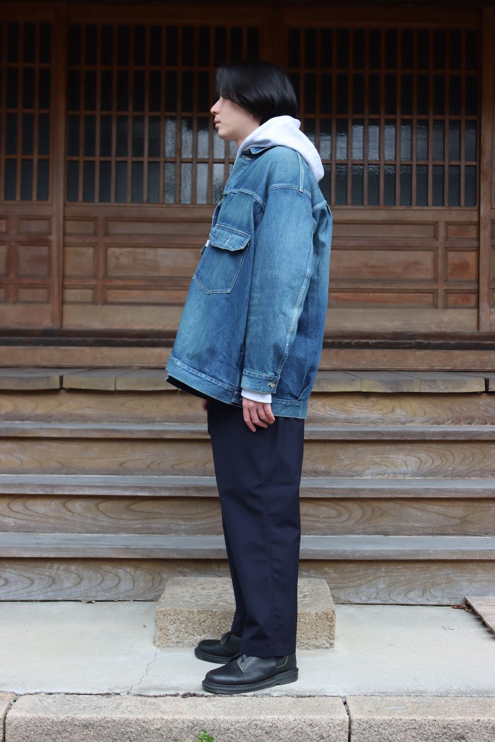 Graphpaper Selvage Denim Jacket(GU221-30025B) style.2022.1.30