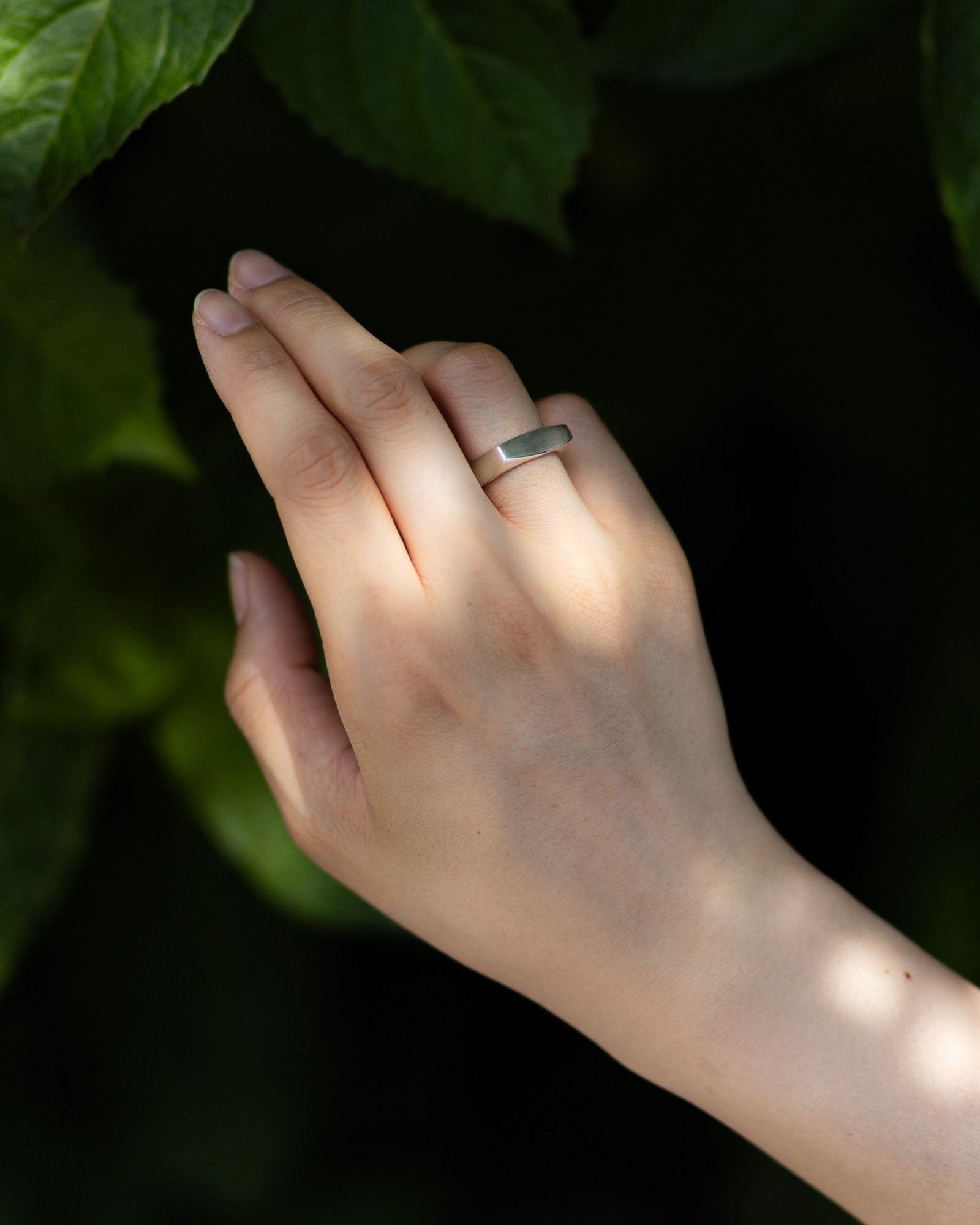 XOLO JEWELRY リング / Square 3D Ring with Hair Line(XOR105)☆6月19日発売！