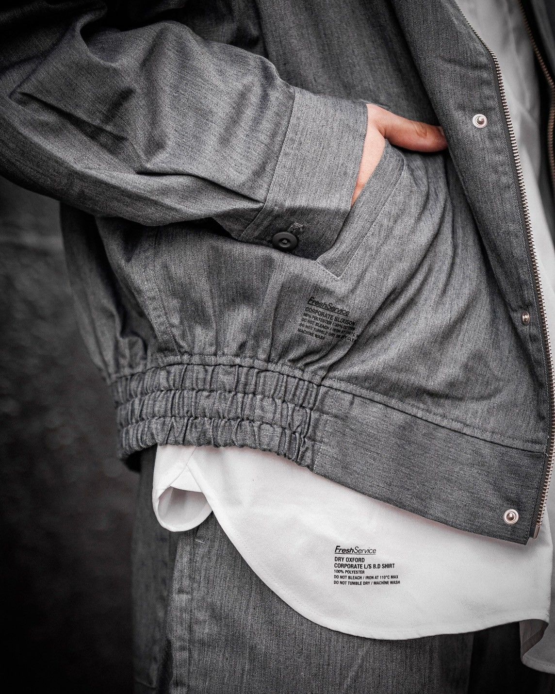 FreshService - フレッシュサービス CORPORATE BLOUSON (H.GRAY