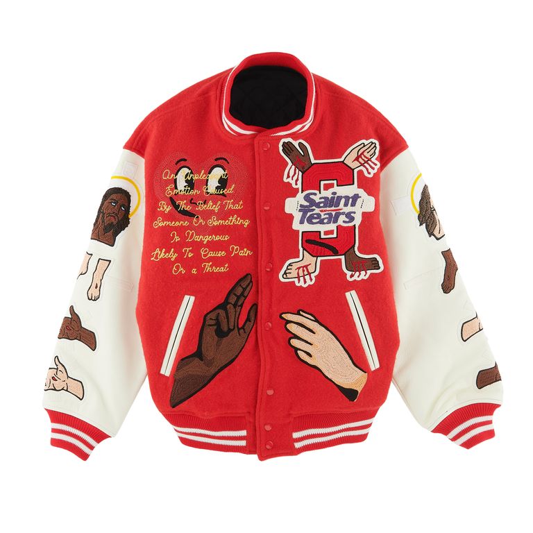 Saint Mxxxxxx DENIM TEARS STADIUM JACKET 2月5日(土)10:00発売