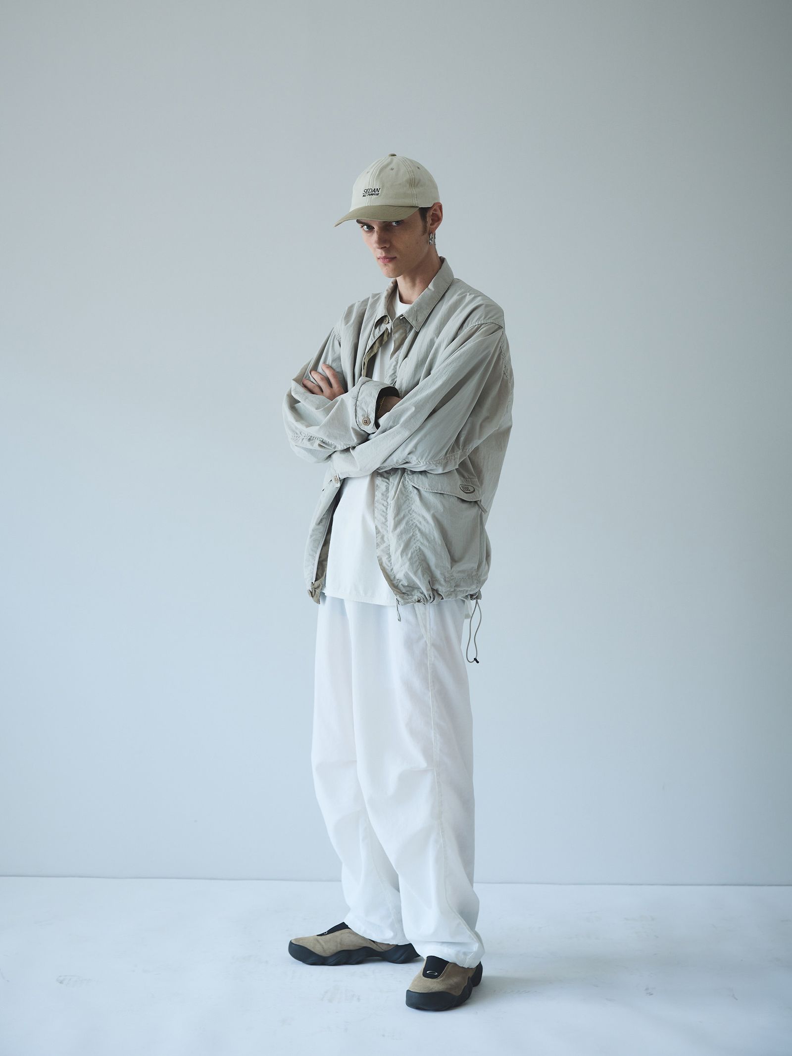 セダンオールパーパス SS24 Tech Linen Over Pant (SD24S-PT02)White