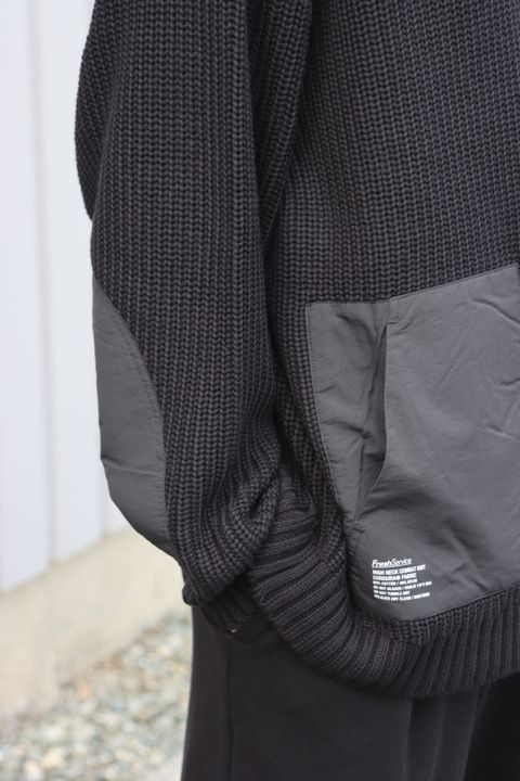 FreshService HIGH NECK COMBAT KNIT style.2022.10.8