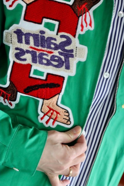 ©SAINT M×××××× ×DENIM TEARS SWING TOP"GREEN" S style.