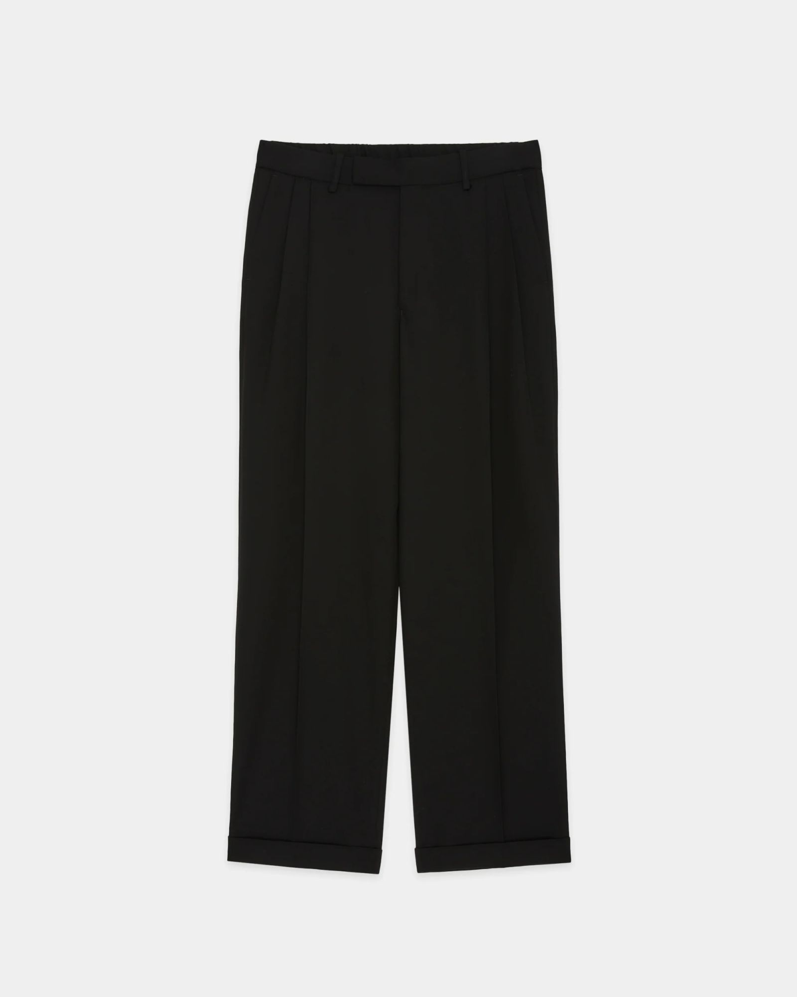 マーカウェア 26AW DOUBLE PLEATED SEMI EASY TROUSERS(A26C07PT02C)BLACK☆新作発売！