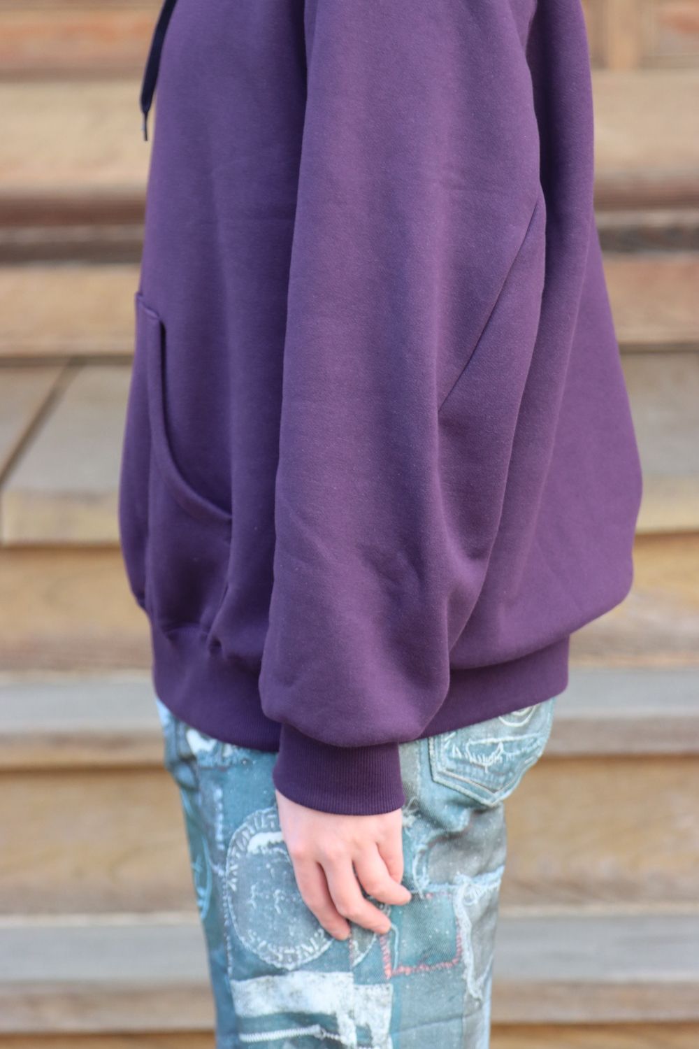 doublet VEGETABLE STEM EMBROIDERY HOODIE(22SS30CS211) style.2022.1.15.