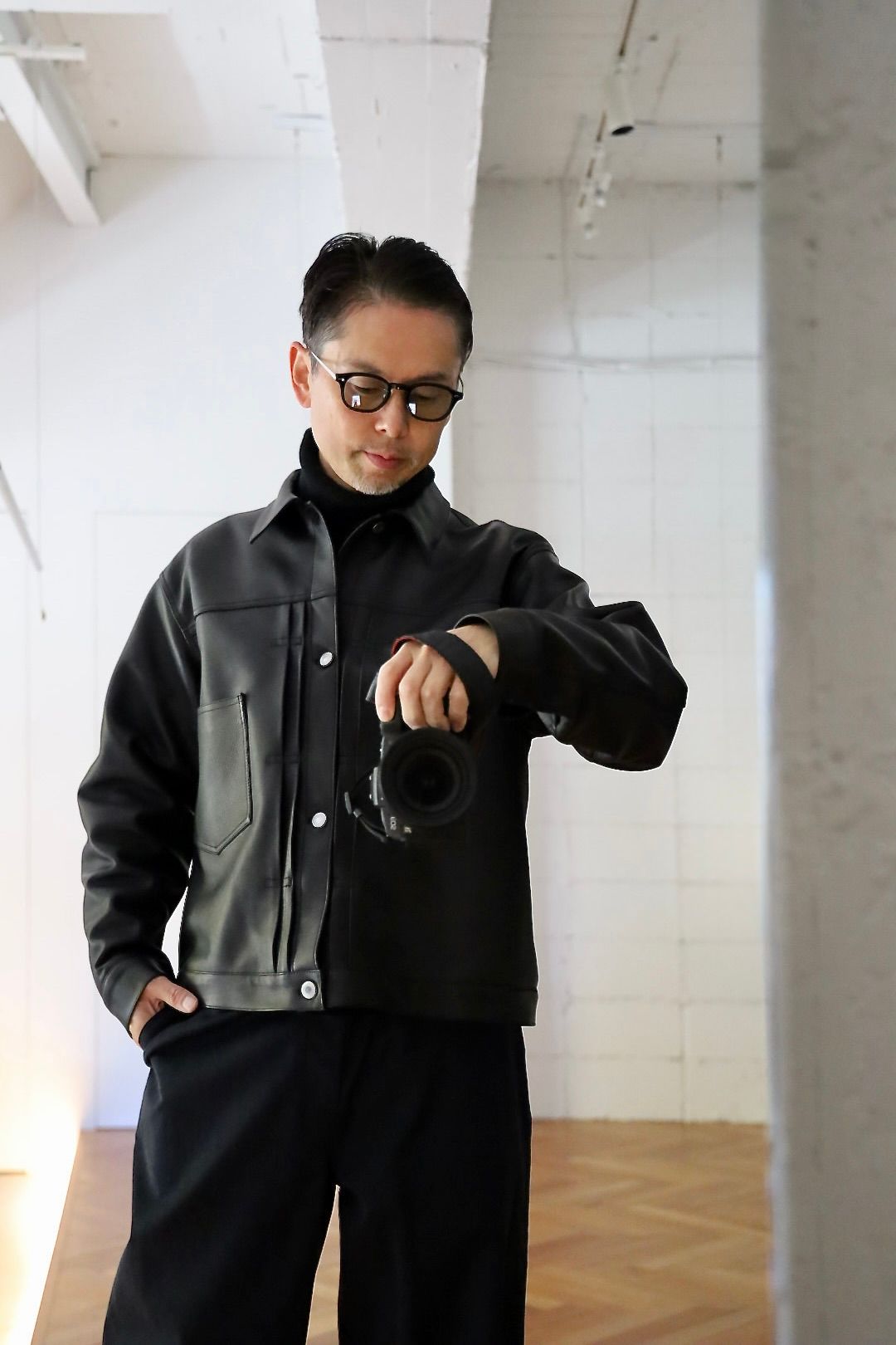 A.PRESSE 1st Type Leather Jacketスタイル | 5838 | mark