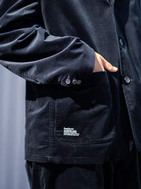 FreshService AIR CORDUROY JACKET (NAVY) MARKスタイル！