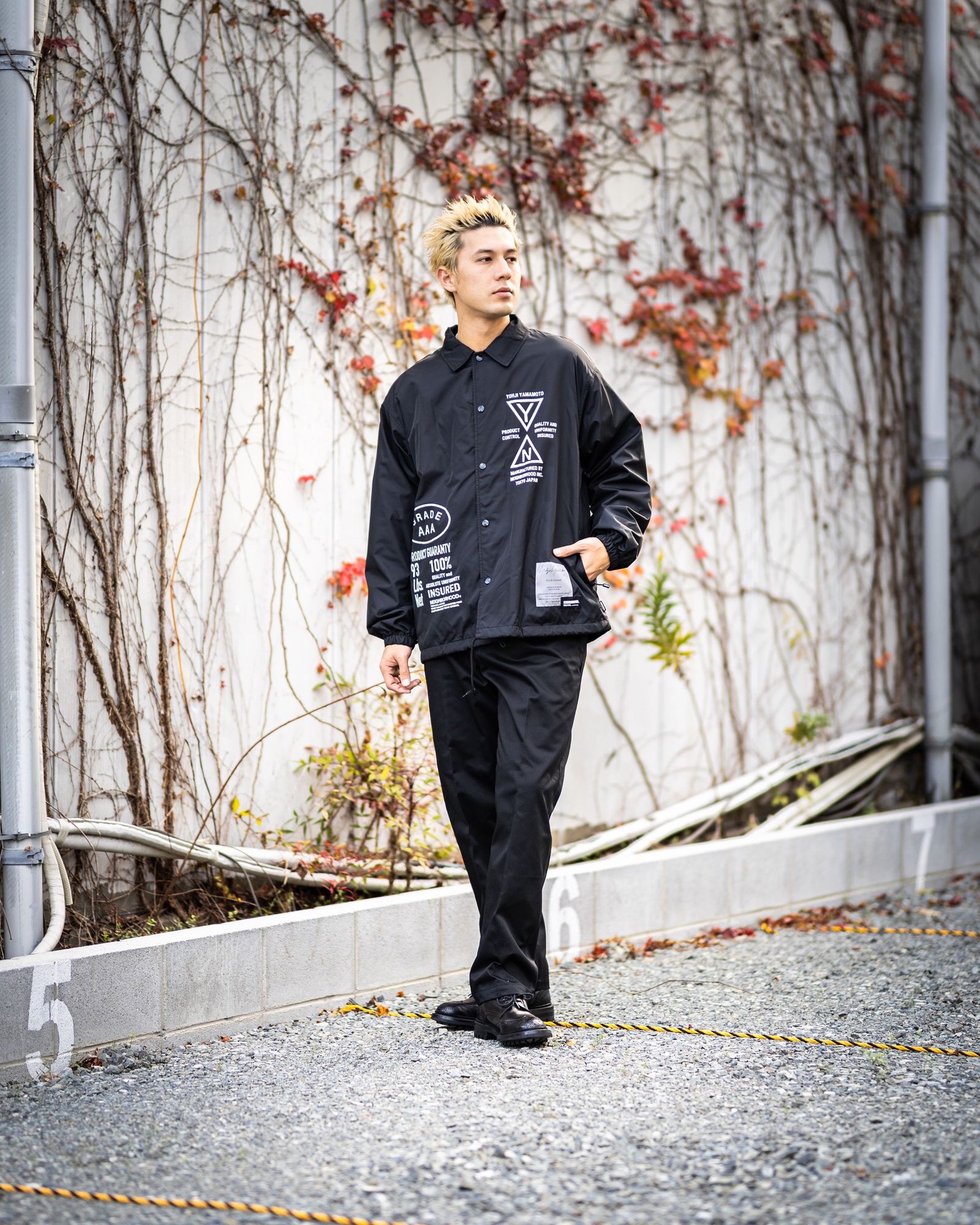 Yohji Yamamoto × NEIGHBORHOOD ウィンドブレーカージャケット(HK-Y91-600-1S26)BLACK★12月5日(金)発売！