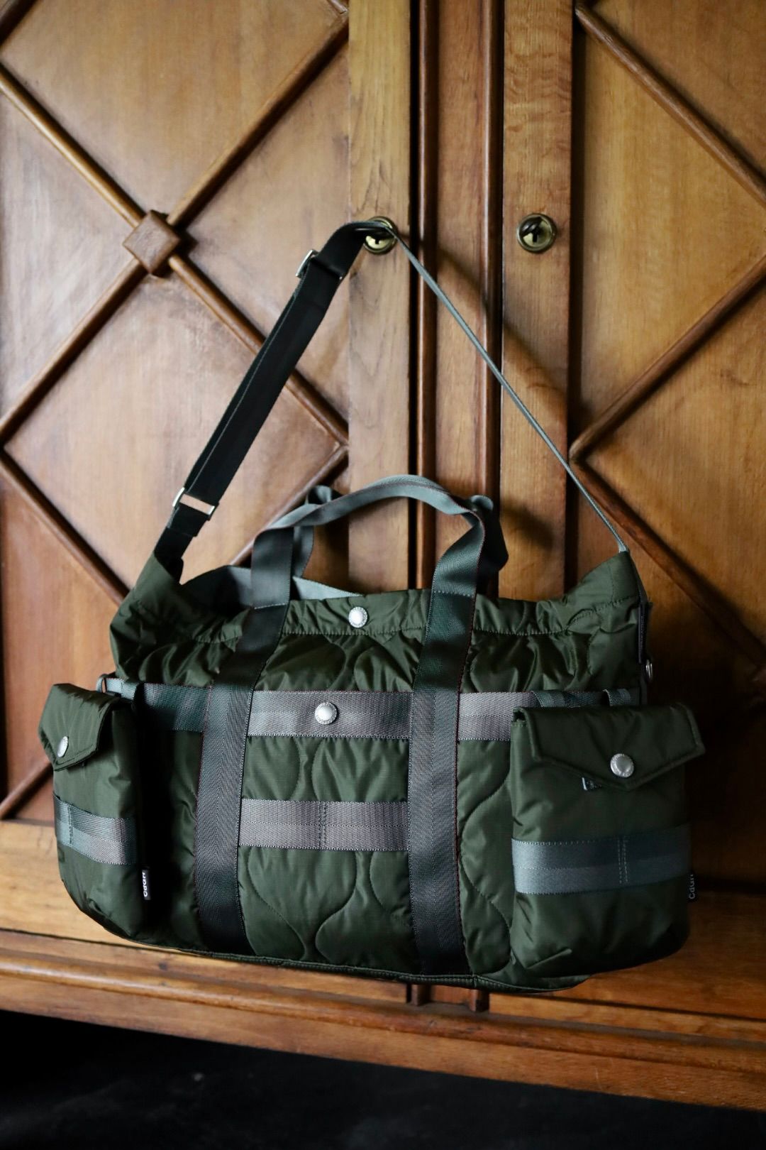 コムデギャルソンオム バッグ 2WAYキルティングTOTE BAG(HR-K206-051)KHAKI☆10月2日(金)発売！