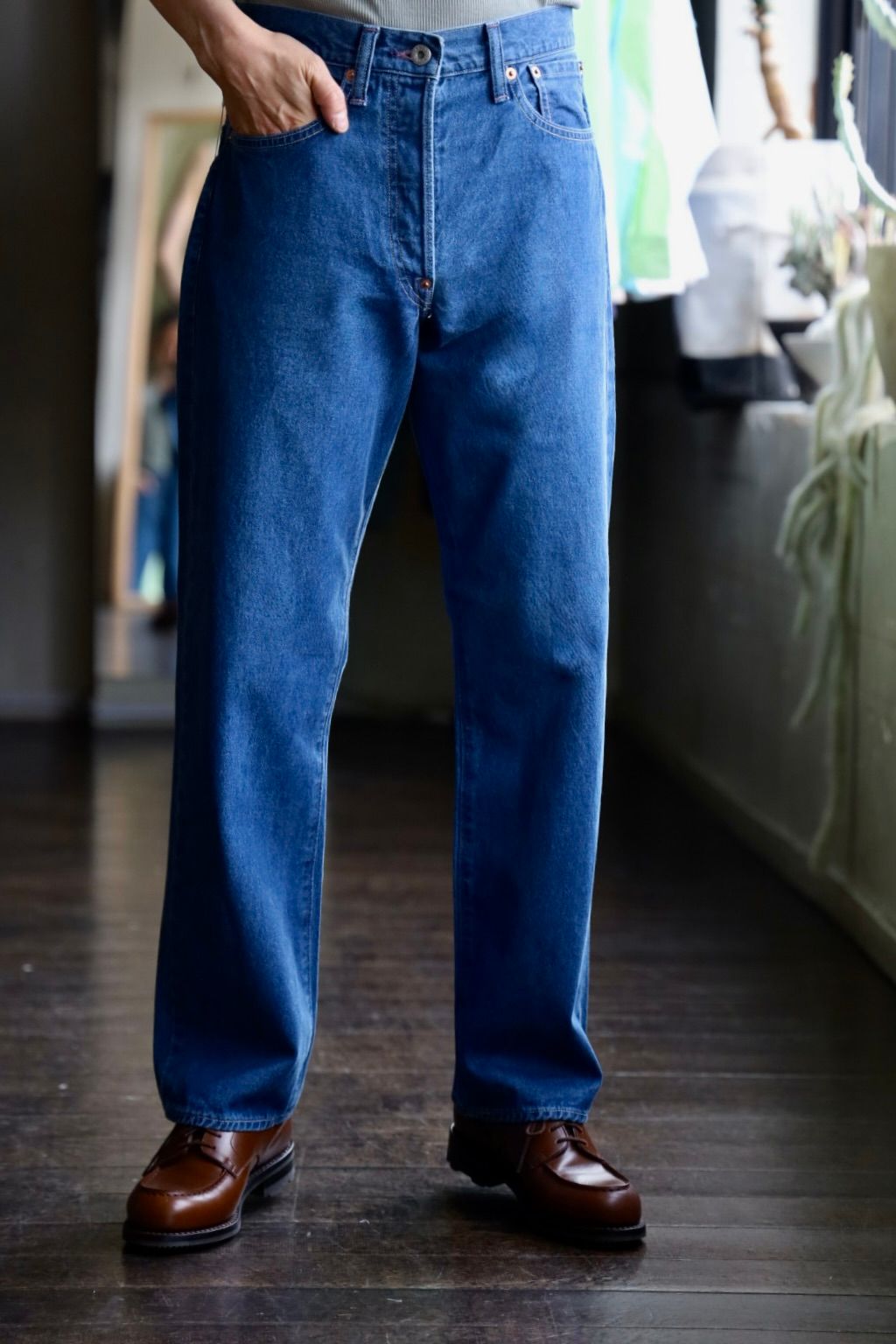 FOUNDOUR - ファウンダ 25SS DENIM PANTS(015FD251008)ONE WASH FOUNDOUR - ファウンダ 25SS DENIM PANTS(015FD251008)ONE WASH