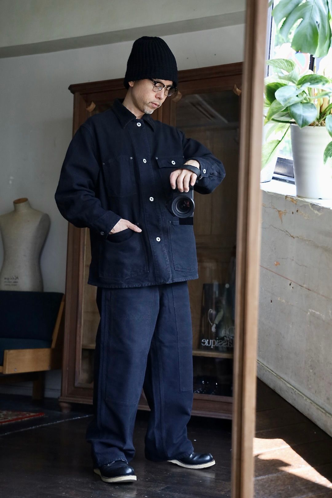 年始セール！【仮想アース】HT + Silky ST・PPL正規品 60s STP All Over Print ARTEX Coveralls (M) Never Washed