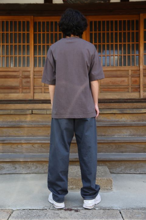 CIOTA スビンコットン10/-度詰め 吊り天竺ポケット付き半袖Tシャツ(CSLM-106M) style. 2021.05.30.