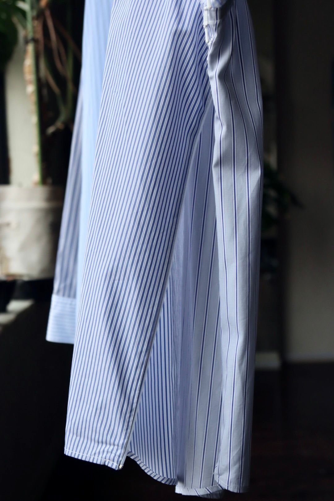 イズネス23SSシャツ TOMAS MAISON for is-ness VENTILATION LONG SLEEVE SHIRT(31SSSHT02-1)CRAZY STRIPE☆3月10日発売！