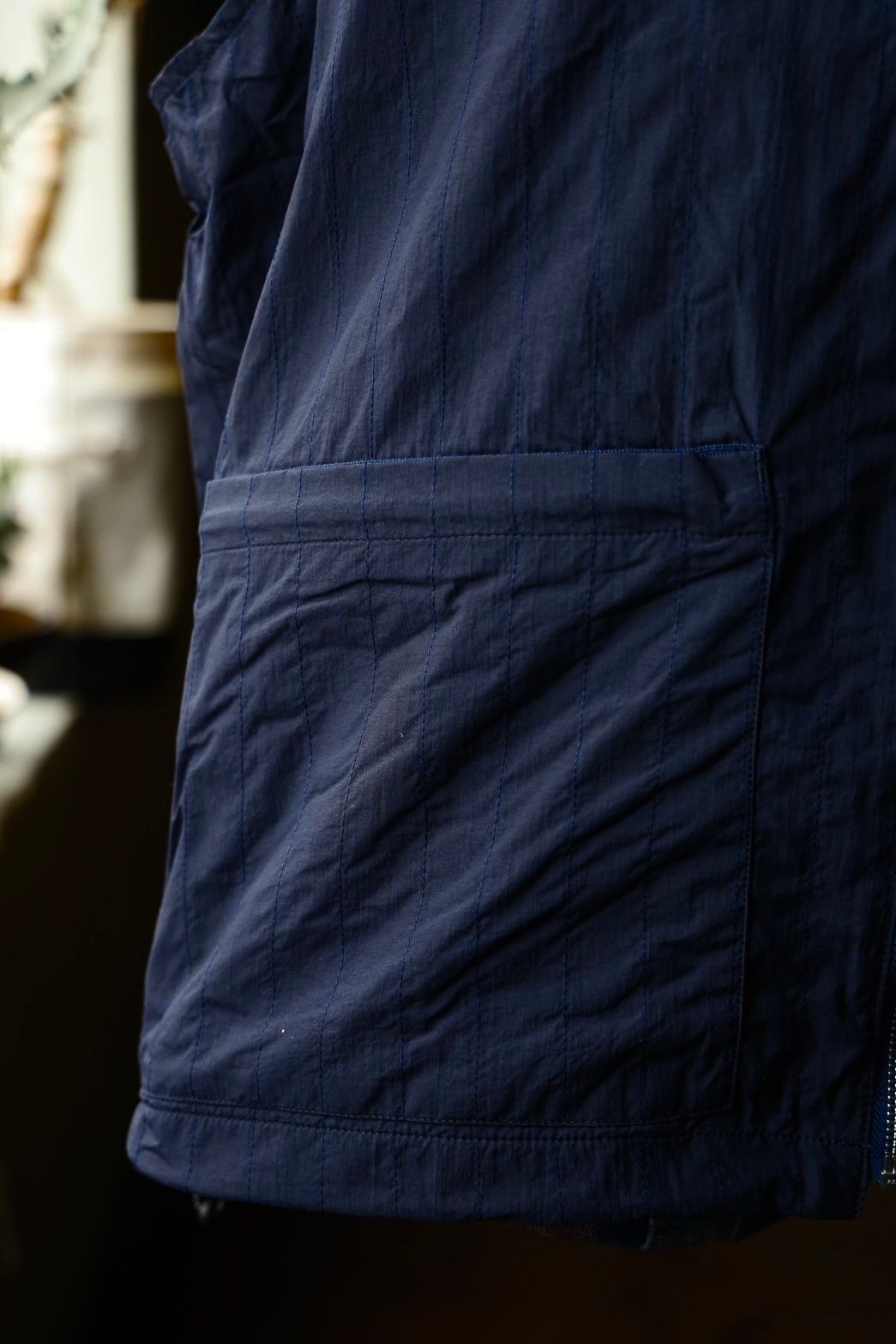 S.F.C 25SS エスエフシー STITCHED ZIP VEST(SFCSS25J05)Navy