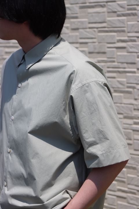 STUDIO NICHOLSON SORONO LIGHT COTTON POPLIN OVERSIZED style.2022.4.20