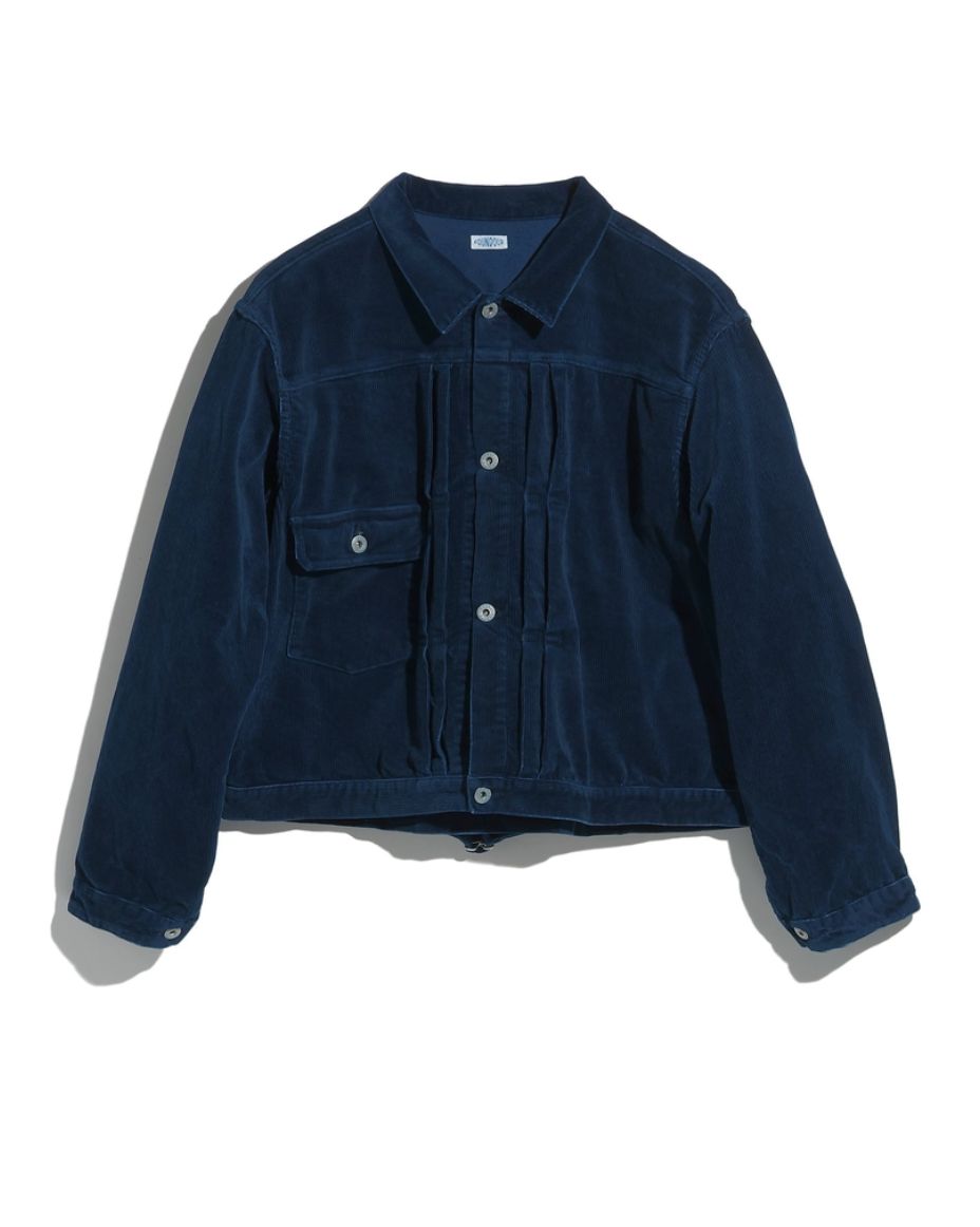 ファウンダ 25AW CORDUROY JACKET(015FD252019)INDIGO☆新作発売！