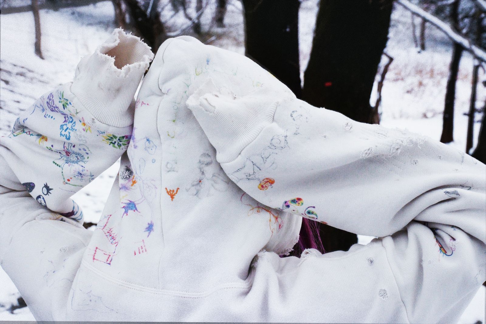 セントマイケル 26SS COCO_DOUBLE FACE HOODIE (SM-MK8-0000-C17)WHITE☆2月21日(土)10:00発売！