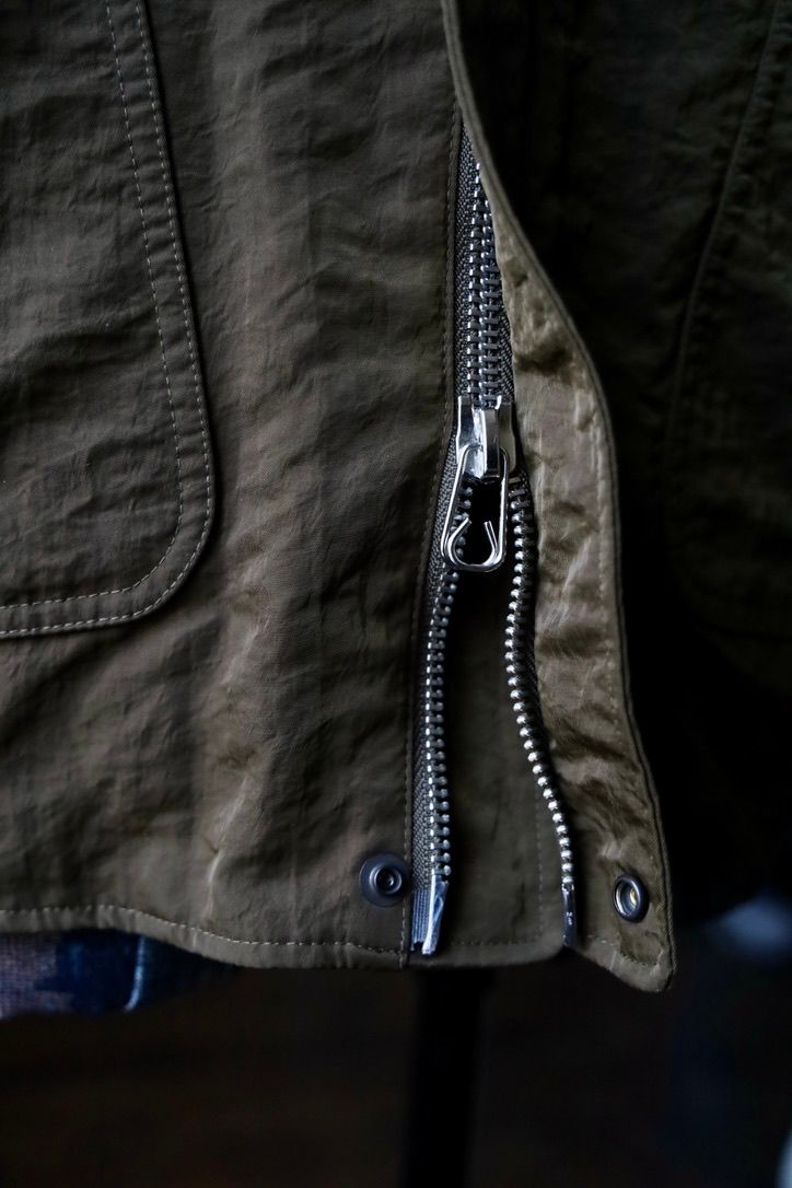 YOKE - ヨーク25SS NYLON BOMBER JACKET(YK25SS0909B)KHAKI☆1月 YOKE - ヨーク25SS NYLON BOMBER JACKET(YK25SS0909B)KHAKI☆1月