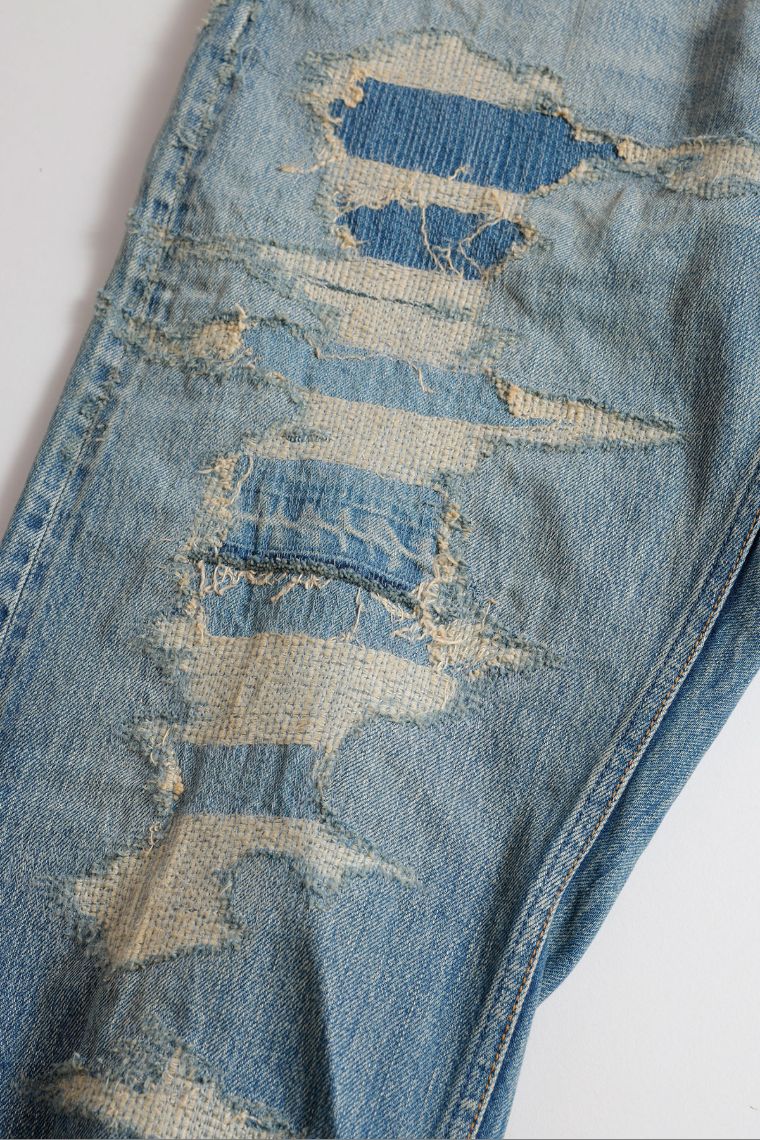 ファンダメンタル デニムパンツ CLASSIC STRAIGHT DENIM CS123 (FA25/MG123)INDIGO