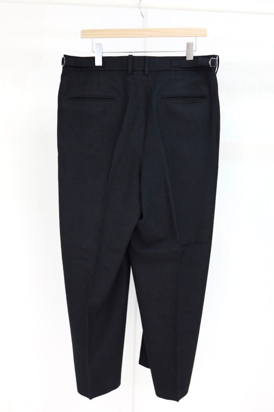 マーカ 26AW SINGLE PLEAT WIDE TROUSERS(M26C10PT02C) CHAMBRAY BLACK☆新作発売！