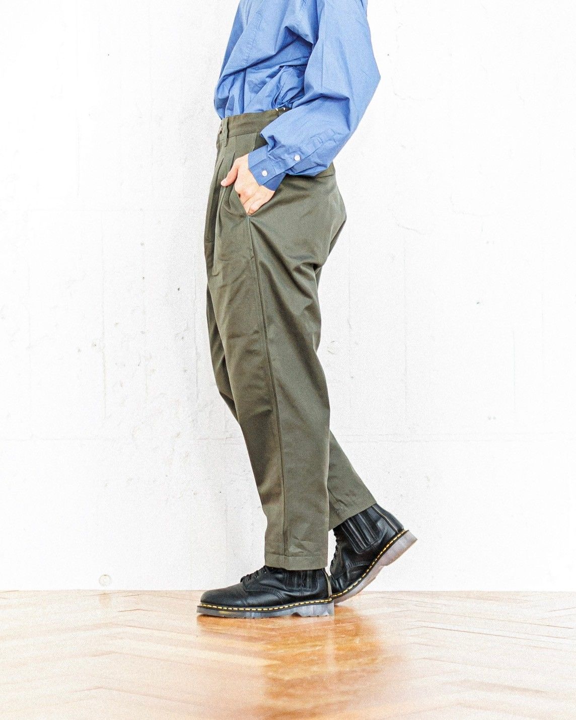 is-ness - イズネス25SS ワイドチノパンツ WIDE CHINO PANTS is-ness - イズネス25SS ワイドチノパンツ WIDE CHINO PANTS